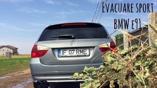 Evacuare sport BMW e91 [upl. by Amlas]