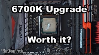 Intel i5 6600k vs i7 6700k A Worthy Upgrade  The Don Tech [upl. by Yhotmit721]