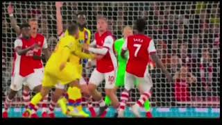 KUNGFU KICK JAMES MCARTHUR TO SAKA ARSENAL VS CRYSTAL PALACE😨😱 [upl. by Casia367]