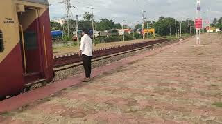 Jirania Railway Station  Agartala Express  Train No 15664 youtubeshorts railwaystation train [upl. by Gilbart]