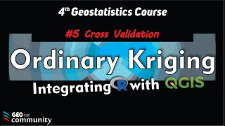 Ordinary Kriging 5 Cross Validation [upl. by Nryhtak]