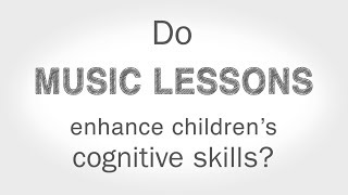 Study Finds No Evidence for Cognitive Benefits of Music Ed [upl. by Aihsas]