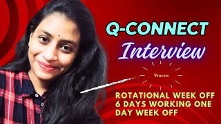 Qconnect company interview process for domestic voice process freshers  ms  tadivaka yamini [upl. by Neri]