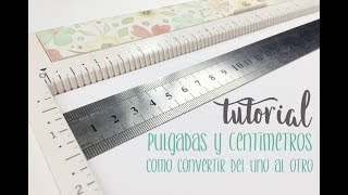 Explicación y conversión de Centimetros y Pulgadas Scrap [upl. by Yelehsa]