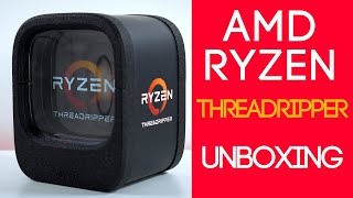 AMD RYZEN Threadripper 1950X Unboxing [upl. by Aimas]