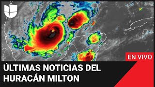 EN VIVO Trayectoria del huracán Milton y últimas noticias desde Florida [upl. by Airbmak]