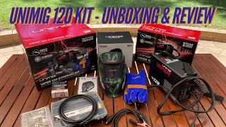 Unimig Viper 120 MIG Welder Synergic Kit Unbox Review and Test  Best Beginner Welding Machine [upl. by Enneillij326]