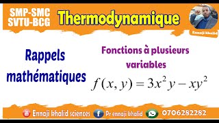 Rappels mathématiques thermodynamique [upl. by Tallie]