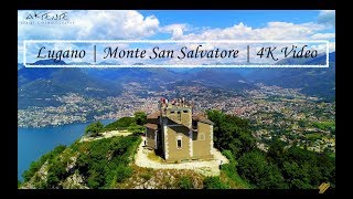 🇨🇭Lugano Monte San Salvatore  Switzerland  Drone 4K Video [upl. by Claybourne]