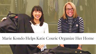 Katie Couric Learns How To Organize from Declutter Expert Marie Kondo  Architectural Digest [upl. by Dougy230]