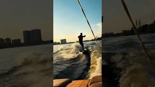 wakesurf wakesurfing wakesurfinglife watersport wakesurfers wake [upl. by Schild]