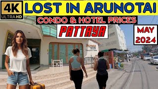 Lost in Arunotai Pattaya Hotel and Condo Prices Low Season 2024 May Thailand [upl. by Charin500]