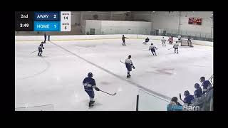 Levi Dandeneau scoring a goal for the Skipjacks Hockey Academy in Tier 1 Federation Hockey action [upl. by Lasser]