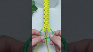 Instructions for tying a simple and beautiful yellow apricot blossom bracelet diy bracelet [upl. by Eilliw624]