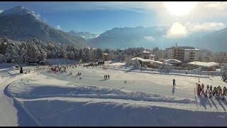 Skifahren lernen auf der großen Übungswiese in HochImstTirol [upl. by Aisenet]