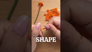 Crepe Paper Marigolds MarigoldFlowers HandmadeFlowers MadeWithLia [upl. by Sucramad]