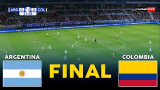 🔴LIVE  ARGENTINA vs COLOMBIA  FINAL  COPA AMERICA 2024  MATCH LIVE TODAY REALISTIC PES GAMEPLAY [upl. by Villada]