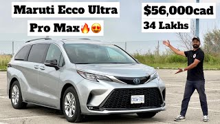 2023 Toyota Sienna XSE Hybrid  Best MiniVan  Hindi 🇨🇦 [upl. by Ahtiuqal]