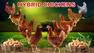 Top 10 Hybrid Chicken Breeds for Free Range Farming Producing Brown Eggs  Layer Chicken [upl. by Maegan402]