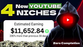 Hurry Up 4 New Channel Ideas With No Competition  Viral YouTube niches 2024 [upl. by Allebara]