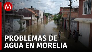 Desfogue de la presa Cointzio deja sin suministro de agua a 170 colonias de Morelia [upl. by Eelytsirk502]