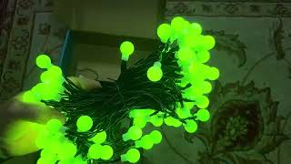 vagalight Smart LED Christmas Outdoor String Lights Review Bright Cute Globe LED Lights [upl. by Sarena]