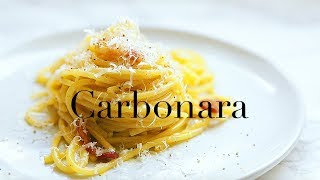 How To Make The Easiest Carbonara [upl. by Neelhtakyram]