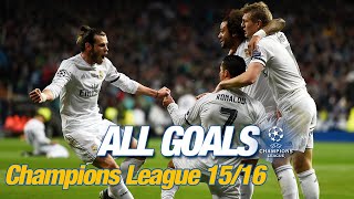 Every Champions League goal 201516  Ramos Bale Cristiano penalties in Milan amp a record 80 win [upl. by Yreme508]