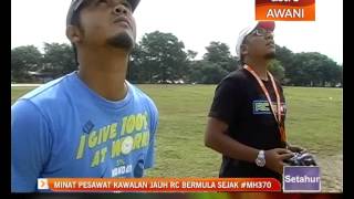 Minat pesawat kawalan jauh RC bermula sejak MH370 [upl. by Asaph911]