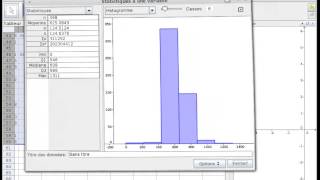 Obtenir rapidement lanalyse de données statistiques avec GeoGebra [upl. by Kaleb]