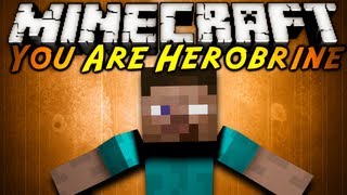 Minecraft Mod Showcase  YOU ARE HEROBRINE [upl. by Muhcan918]