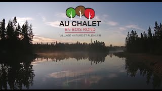 Au Chalet en Bois Rond  Découvrez notre superbe nature québécoise [upl. by Nauqahs]