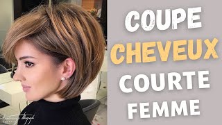 COUPE DE CHEVEUX COURTE 2023 TENDANCE  COIFFURE CHEVEUX COURT 2023 FEMME [upl. by Ecylahs875]