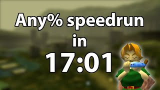 Ocarina of Time Any speedrun in 1701 by Torje Former World Record [upl. by Erodisi379]