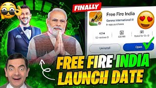 🇮🇳Free Fire India launch date ✅💥  free fire india kab aayega [upl. by Gaile]