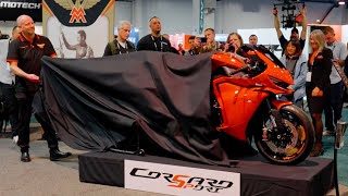 Moto Morini Motorcycle Reveals Corsaro Sport XCape 1200 Calibro [upl. by Yecnahc]