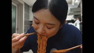 SPICY NOODELS MUKBANG🔥🍜 [upl. by Ayekram684]