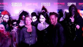 Fright Dome Circus Circus Las Vegas Black Carpet 8 10313 [upl. by Fernando]