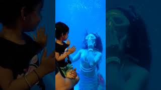 Jalpari in Disneyland 🧜‍♀️ trending ytshorts jalpari mermaid patliputra disneyland fun [upl. by Rocher]