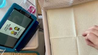 Cross Stitch How to Enlarge a Pattern Without Changing Your Fabric Count [upl. by Klinger]