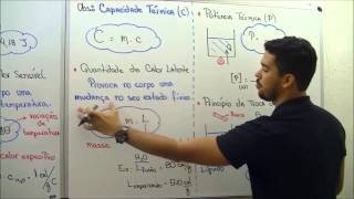 AULA FÍSICA CALORIMETRIA  MAI 13  PROF MARCOS SANTANNA [upl. by Ainitsirc]