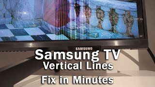 THIS EASY 5 MINUTE TV REPAIR WILL FIX MOST VIDEO PICTURE PROBLEMS [upl. by Eninnej250]