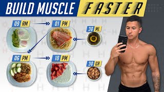 The Best Meal Plan To Build Muscle Faster EAT LIKE THIS [upl. by Wasserman268]