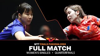 FULL MATCH  Chen Xingtong vs Miu Hirano  WS QF  WTTFukuoka 2024 [upl. by Arremat812]