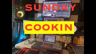 SUNDAY COOKIN EP3MAKING BEATSLIVE BEATS MAKINGmpcxse  AKAI MPC [upl. by Neelyhtak]