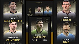 Ballon Dor 2024 Nominees Announced  Performance Of The Nominees In The Year Under Review  16 [upl. by Ylak704]