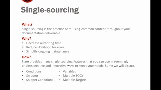 MadCap Flare for the Total Newbie Why Singlesourcing Multichannel Publishing is Essential [upl. by Kaine]