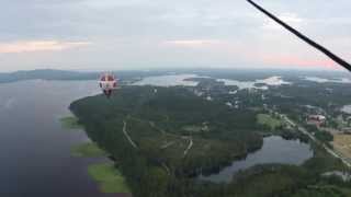 Sotkamo Midnight Balloon Flight [upl. by Berget243]