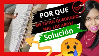 🤯🤯Como Cerrar los Aros correctamente con La Cinch  Encuadernando mis Libretas Personalizadas 📚 [upl. by Soo261]