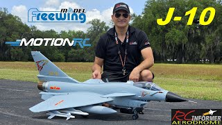 NEW Freewing Chengdu J10A at MotionRC Features Review at the RCINFORMER Field [upl. by Tifanie111]